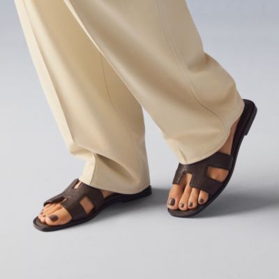 新品HERMES Oran サンダル ブラウン 36.5 Brown - Oran - Hermès women's shoes & leather footwear | Hermès USA